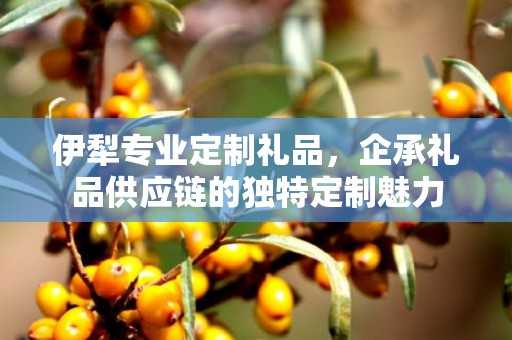 伊犁专业定制礼品，企承礼品供应链的独特定制魅力